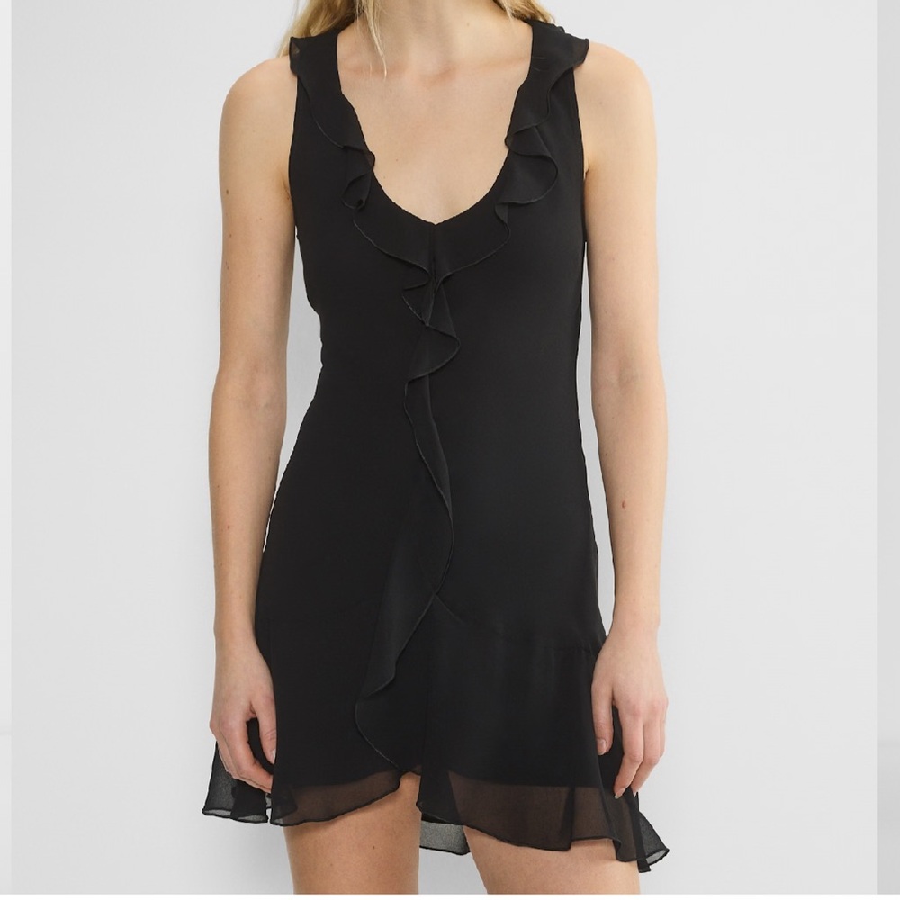 Aritzia Wilfred Hera Dress Black